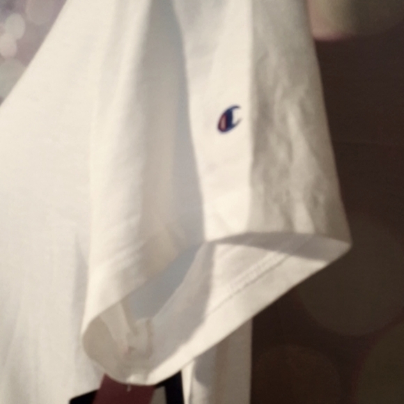 Champions woman's T-shirt. Red white and blue logo - Picture 3 of 7